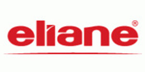 A red text logo that reads "eliane" features a signature red underline and a registered trademark symbol, representing a renowned flooring installation company with roots in Mississippi.